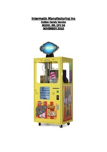 Cotton candy vendor manuale - cotton,