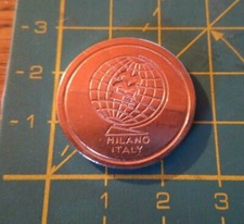 gettone token con mappamondo modello c