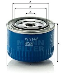 Filtro olio adatto - , a: