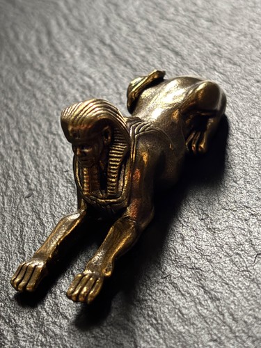 Statua sfinge ottone - sfinge,