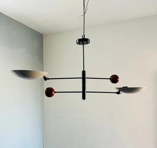 Lampadario sputnik ottone - sputnik, in