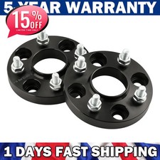 Distanziali ruota centrati sul mozzo nero 20 mm tipo bullonato per Ford Fiesta Mk6 Mk7