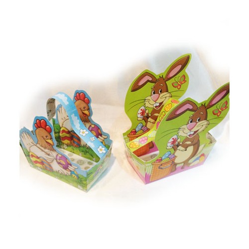 Cestino pasqua cartoncino - cestino,