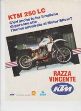 advertising Pubblicità -KTM 250 LC MX  1983 VINTAGE MX MOTOCROSS EPOCA