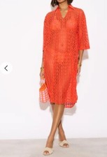 Abito caftano in pizzo motivo