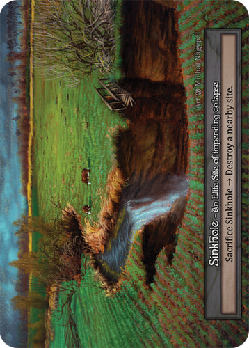Sinkhole beta sorcery tcg - -,