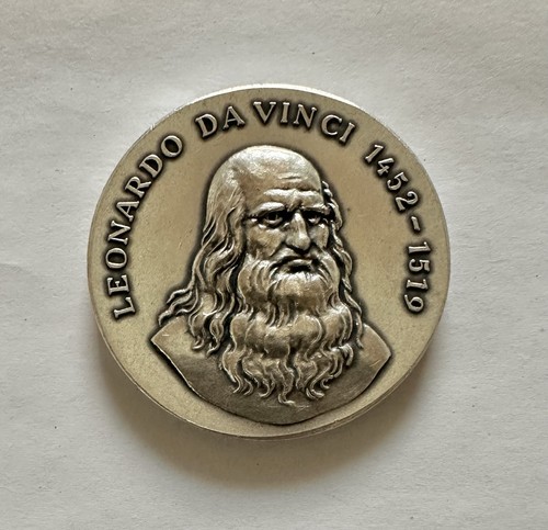Medaglia leonardo vinci - leonardo,
