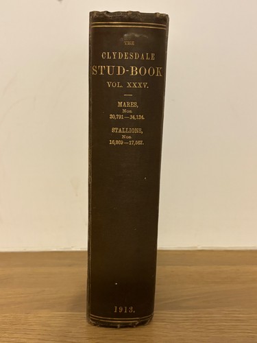 Clydesdale stud book vol - book, 35