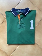 Polo Ralph Lauren uomo verde con logo cavalli grande taglia L