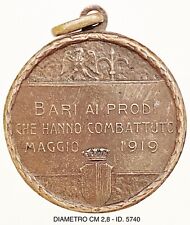 BARI AI PRODI CHE HANNO COMBATTUTO 1919 medaglia Ia Guerra Mondiale