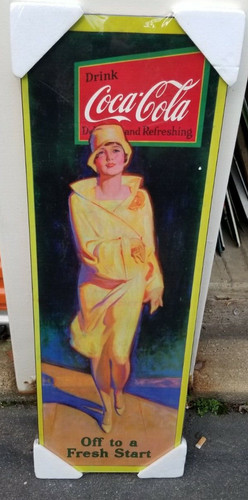 Insegna italiana vintage coca - insegna,
