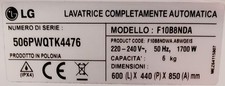 Scheda lavatrice LG Modello