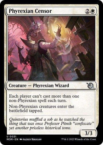Phyrexian censor quasi - phyrexian,