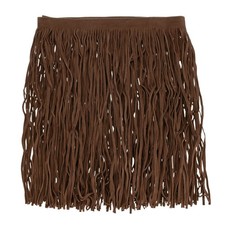 Bordo con frange in pelle PU