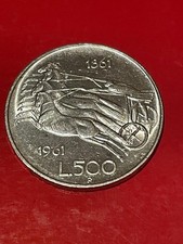 Moneta Repubblica Italia 500