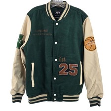 ZARA Jacket Mens S Green