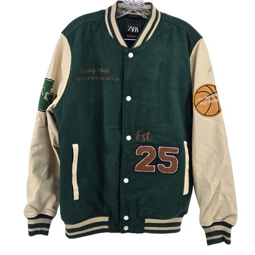 Zara giacca uomo verde - zara,