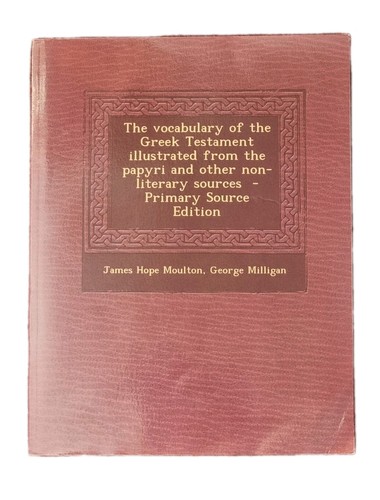 Greek testament vocabulary - greek,