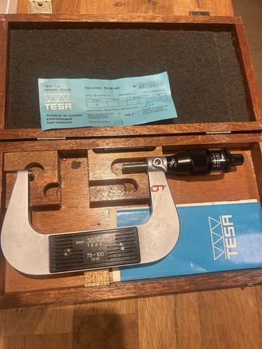 Tesa micrometer 100 - 75-100, mm