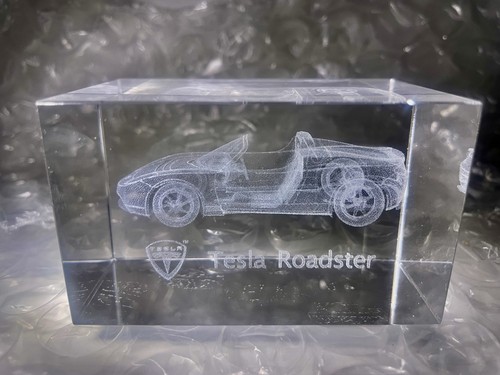 Raro fermacarte tesla roadster - raro,