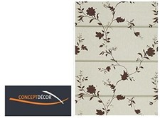 CONCEPT DECOR - TENDA A PACCHETTO CON BINARIO INCLUSO COLORE GRIGIO CON FIORE...