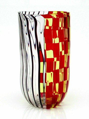 Raro vaso firmato murano - vaso,