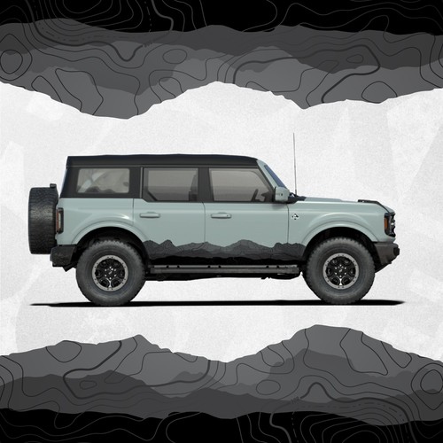 Decalcomanie per ford bronco - per,