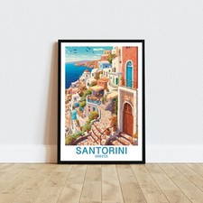 TRAVEL POSTER SANTORINI