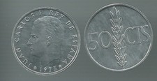 Spagna 50 centesimi 1975 * 19