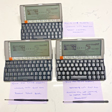 Tre Psion Series 5mx PRO Palmtop Computer e schede CF Pacchetto ricambi o riparazione