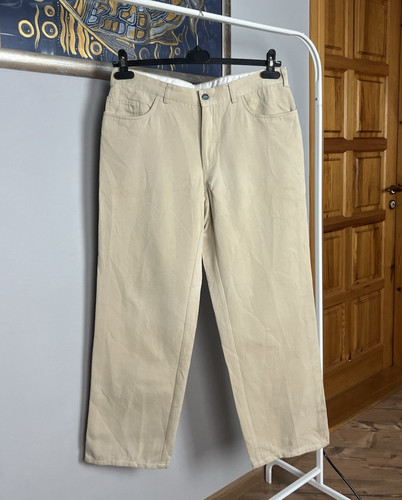 Pantalone chino dritto beige