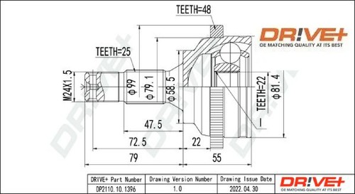Dp2110 10 1396 kit - dr!ve+,