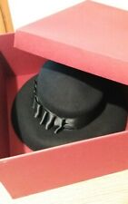 Cappello Donna, elegante da cerimonia blu scuro, circonferenza 53 cm, Italia