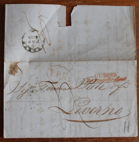 1852 lettera