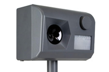 Scacciacani volpi gatti dissuasore repellente mq 200 sensore rilevamento