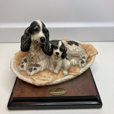 Figurina cane e cucciolo