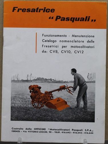 Catalogo fresatrice pasquali - catalogo,