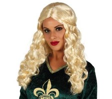 Parrucca lunga bionda donna