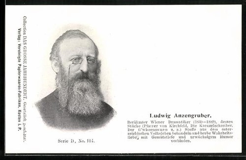 Ludwig anzengruber famoso - ludwig, anzengruber,