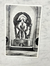 TRIESTE- MONUMENTO A GUGLIELMO OBERDAN VECCHIA CARTOLINA OLD POSTCARD.