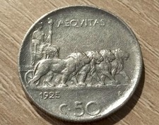 50 Centesimi 1925 LEONI