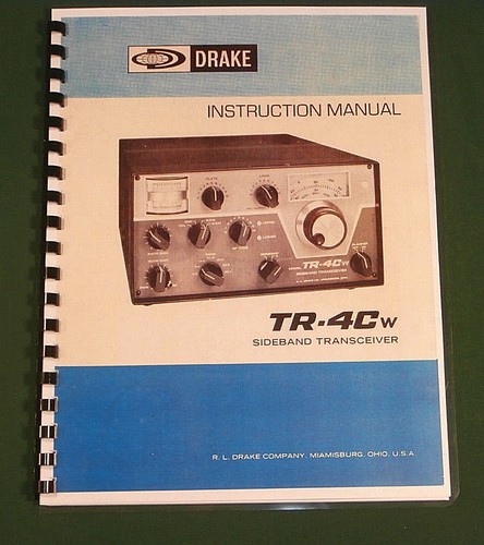 Drake 4cw manuale - drake, tr-4cw