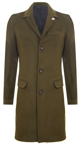 Cappotto uomo lungo lana - uomo, 3/4