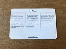 Lettera JAEGER LECOULTRE ATMOS