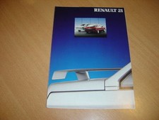 DEPLIANT Renault 21 de 1991