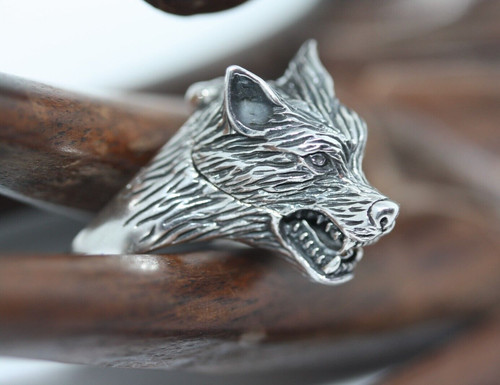 Splendido anello lupo veleno - anello,
