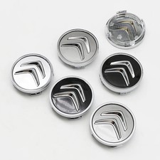 4 pezzi 60 mm per Citroen C2 C3 C4 C5 C1 emblema auto mozzo ruota tappo centrale badge cover