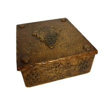 Vintage Wooden Box with grape