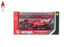 MODELLINO BBURAGO FERRARI F1 SF70H 1/43 7 RAIKKONEN