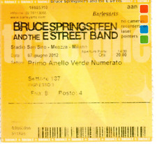 Biglietto concerto usato BRUCE SPRINGSTEEN - Milano 7/6/12  - Used ticket stub